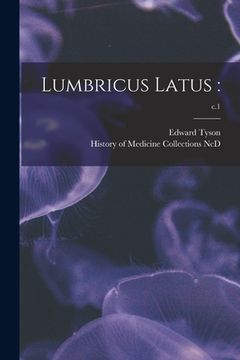 portada Lumbricus Latus: ; c.1 (en Inglés)