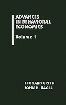 portada advances in behavioral economics, volume 1 (en Inglés)