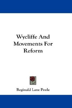 portada wycliffe and movements for reform (en Inglés)