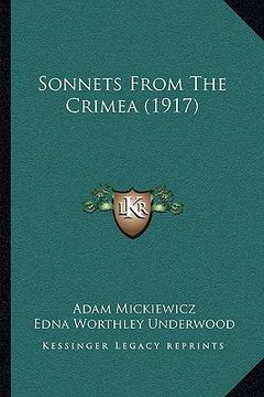 portada sonnets from the crimea (1917) (en Inglés)