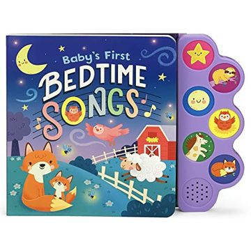 portada Baby'S First Bedtime Songs (Interactive Children'S Song Book With 6 Sing-Along Tunes) (en Inglés)
