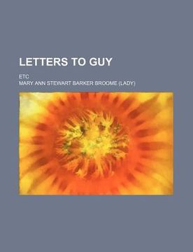 portada letters to guy; etc