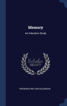 portada Memory: An Inductive Study (en Inglés)