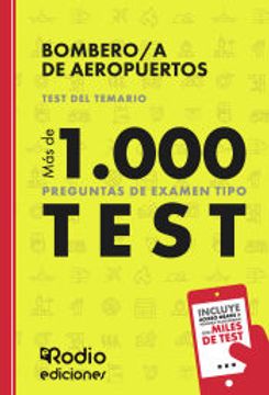 portada Bombero a de Aeropuertos. Test del Temario. Mas de 1. 000 Pregunta s de Examen Tipo Test (in Spanish)