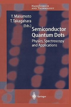 portada semiconductor quantum dots: physics, spectroscopy and applications (en Inglés)