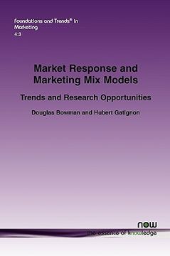 portada market response and marketing mix models
