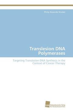 portada translesion dna polymerases (en Inglés)
