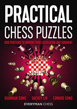 portada Practical Chess Puzzles: 600 Positions to Improve Your Calculation and Judgment (Everyman Chess) (en Inglés)