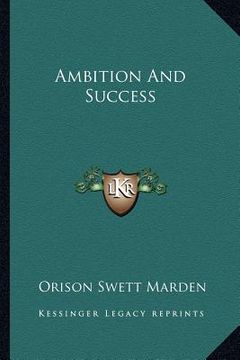 portada ambition and success (en Inglés)
