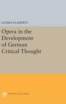 portada Opera in the Development of German Critical Thought (Princeton Legacy Library) 
