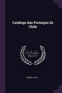 portada Catálogo das Formigas do Chile