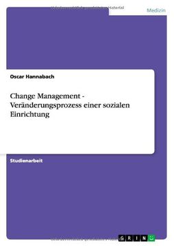 portada Change Management - Veränderungsprozess einer sozialen Einrichtung
