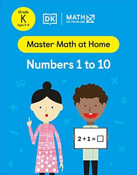 portada Math - no Problem! Numbers 1 to 10, Kindergarten Ages 5-6 (Master Math at Home) (en Inglés)