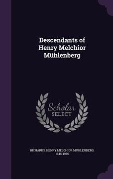 portada Descendants of Henry Melchior Mühlenberg