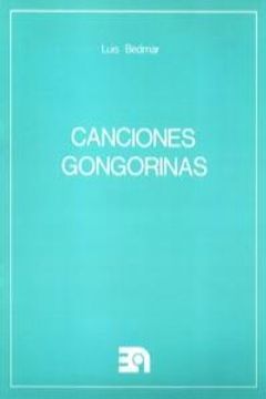 portada canciones gongorinas (in Spanish)