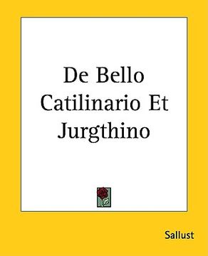 portada de bello catilinario et jurgthino (en Inglés)
