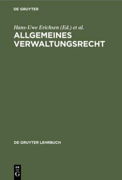 portada Allgemeines Verwaltungsrecht (en Alemán)