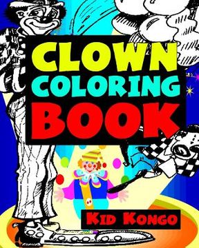 portada Clown Coloring Book (in English)