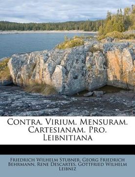 portada Contra. Virium. Mensuram. Cartesianam. Pro. Leibnitiana (in Latin)