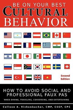 portada be on your best cultural behavior (in English)