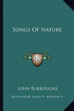 portada songs of nature (in English)