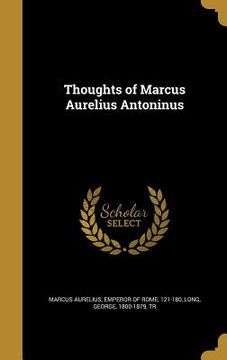 portada Thoughts of Marcus Aurelius Antoninus