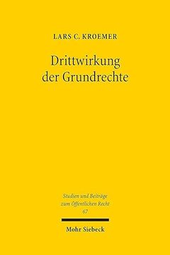 portada Drittwirkung der Grundrechte (en Alemán)