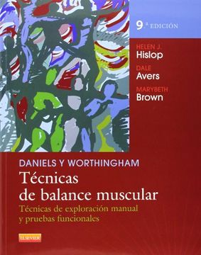 portada Daniels y Worthingham. Tecnicas de Balance Muscular 9ª ed.
