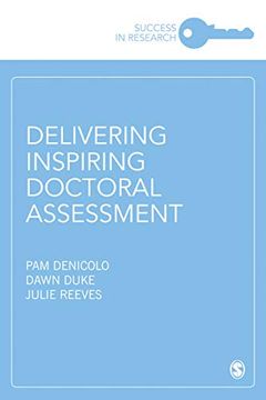 portada Delivering Inspiring Doctoral Assessment (Success in Research) (en Inglés)