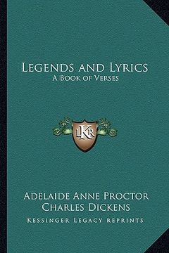 portada legends and lyrics: a book of verses (en Inglés)