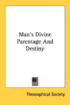 portada man's divine parentage and destiny (en Inglés)