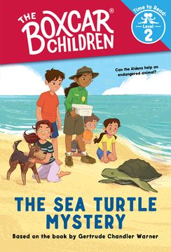 portada The sea Turtle Mystery (Boxcar Children: Time to Read, Level 2) (en Inglés)