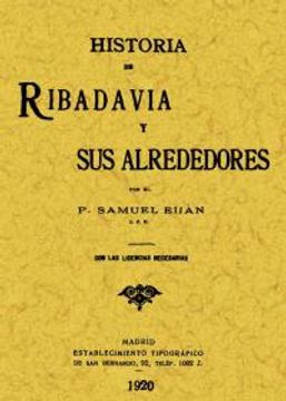 portada Historia de Ribadavia y Sus Alrededores