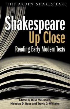 portada shakespeare up close: reading early modern texts
