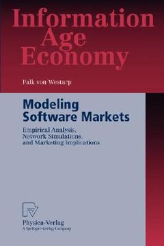 portada modeling software markets: empirical analysis, network simulations, and marketing implications (en Inglés)