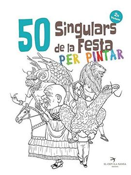 portada 50 Singulars de la Festa per Pintar. Volum 2 (en Catalá)