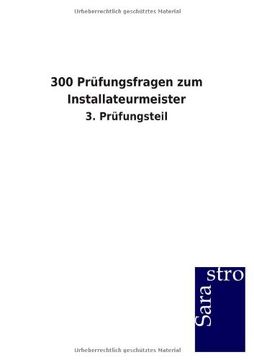portada 300 Prüfungsfragen zum Installateurmeister (German Edition)