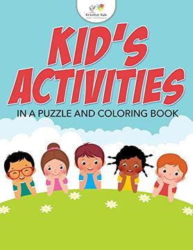 portada Kids' Activities in a Puzzle and Coloring Book (en Inglés)