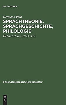 portada Sprachtheorie, Sprachgeschichte, Philologie (in German)