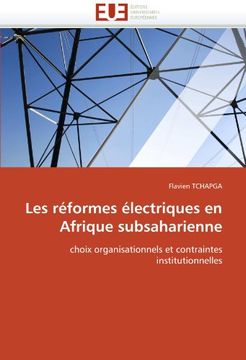 portada Les Reformes Electriques En Afrique Subsaharienne
