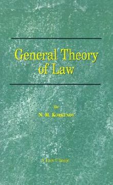portada general theory of law (en Inglés)