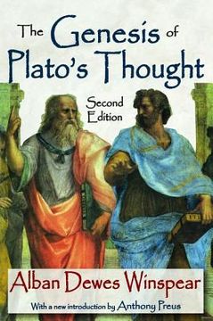 portada The Genesis of Plato's Thought: Second Edition