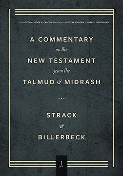 portada Commentary on the new Testament From the Talmud and Midrash: Volume 1, Matthew (en Inglés)