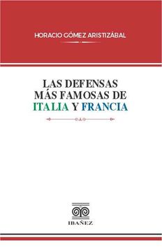 portada LAS DEFENSAS MÁS FAMOSAS DE ITALIA Y FRANCIA
