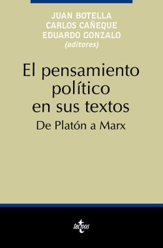 portada El Pensamiento Político en sus Textos: De Platón a Marx (Ciencia Política - Semilla y Surco - Serie de Ciencia Política)