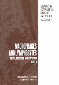 portada Macrophages and Lymphocytes: Nature, Functions, and Interaction (en Inglés)