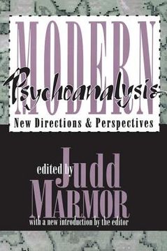 portada Modern Psychoanalysis: New Directions and Perspectives (in English)