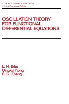 portada oscillation theory for functional differential equations (en Inglés)