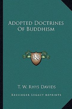 portada adopted doctrines of buddhism (en Inglés)