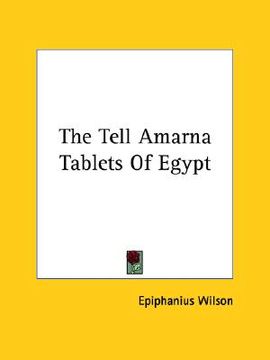 portada the tell amarna tablets of egypt (en Inglés)